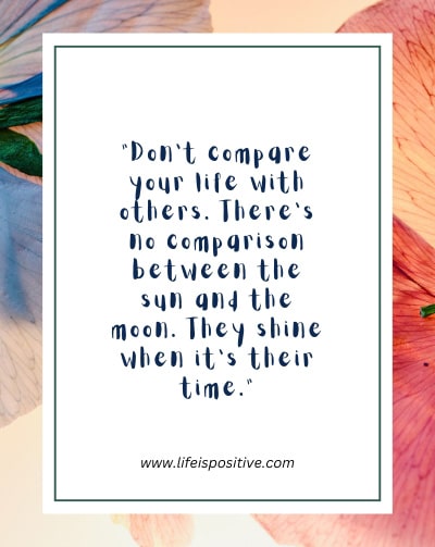 how-to-stop-comparing-yourself-to-others-quotes